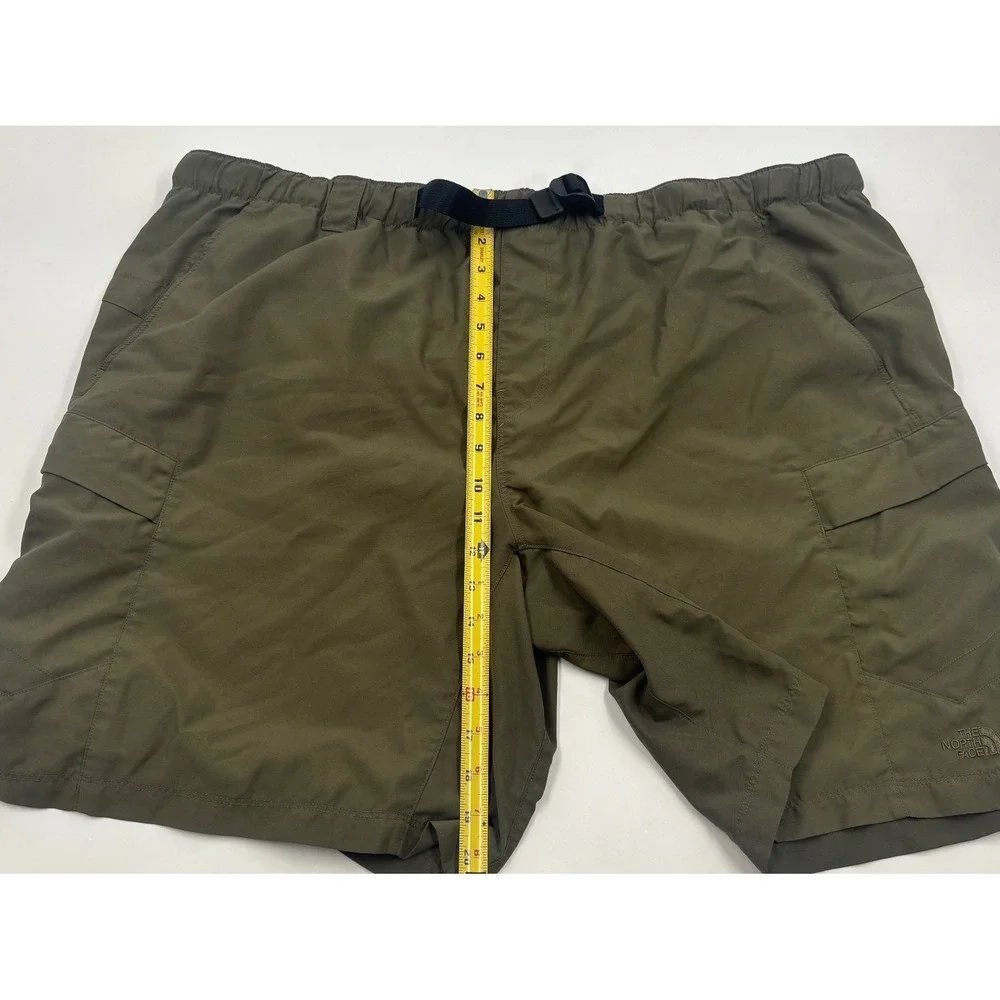 The North Face Men's‎ XXL Cargo Olive Green Belted Lined Hiking Outdoor Shorts